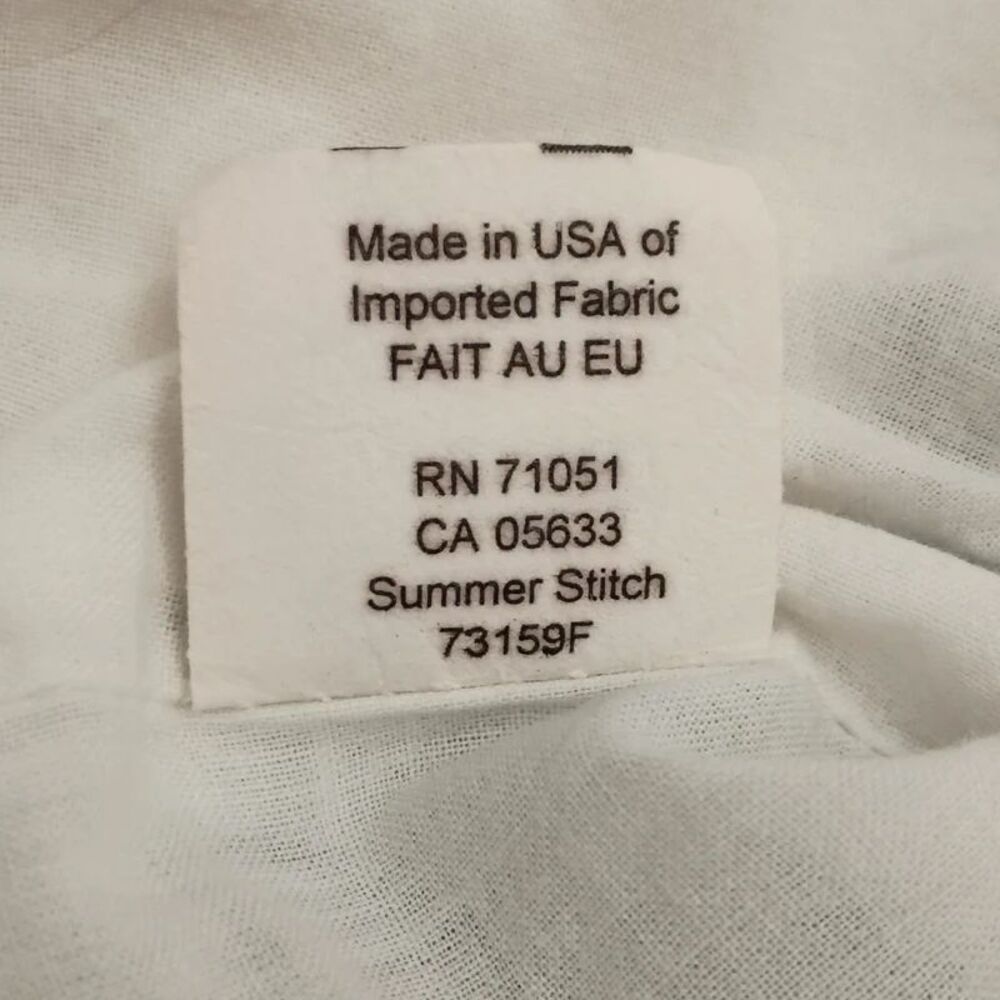 Windridge By Cheryl Nash Women's Top Linen Blend 2 Front Pockets Embroidered - Picture 11 of 16